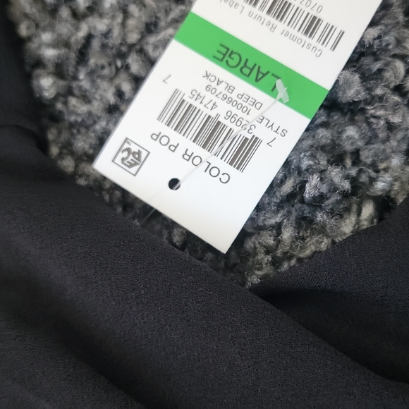 Bar lll black top . Size large - Picture 4 of 4